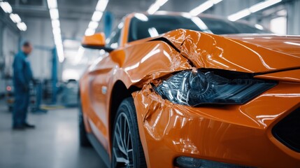Structural damage repair work